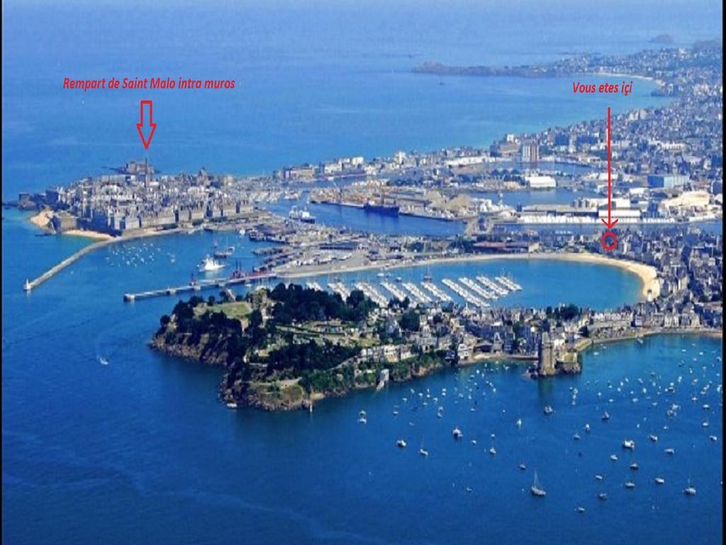 Appartement Saint Malo Vue Sur Mer Et Sur Intra Muros, Ferry, Plage Et Commerces A 50 M Eksteriør bilde